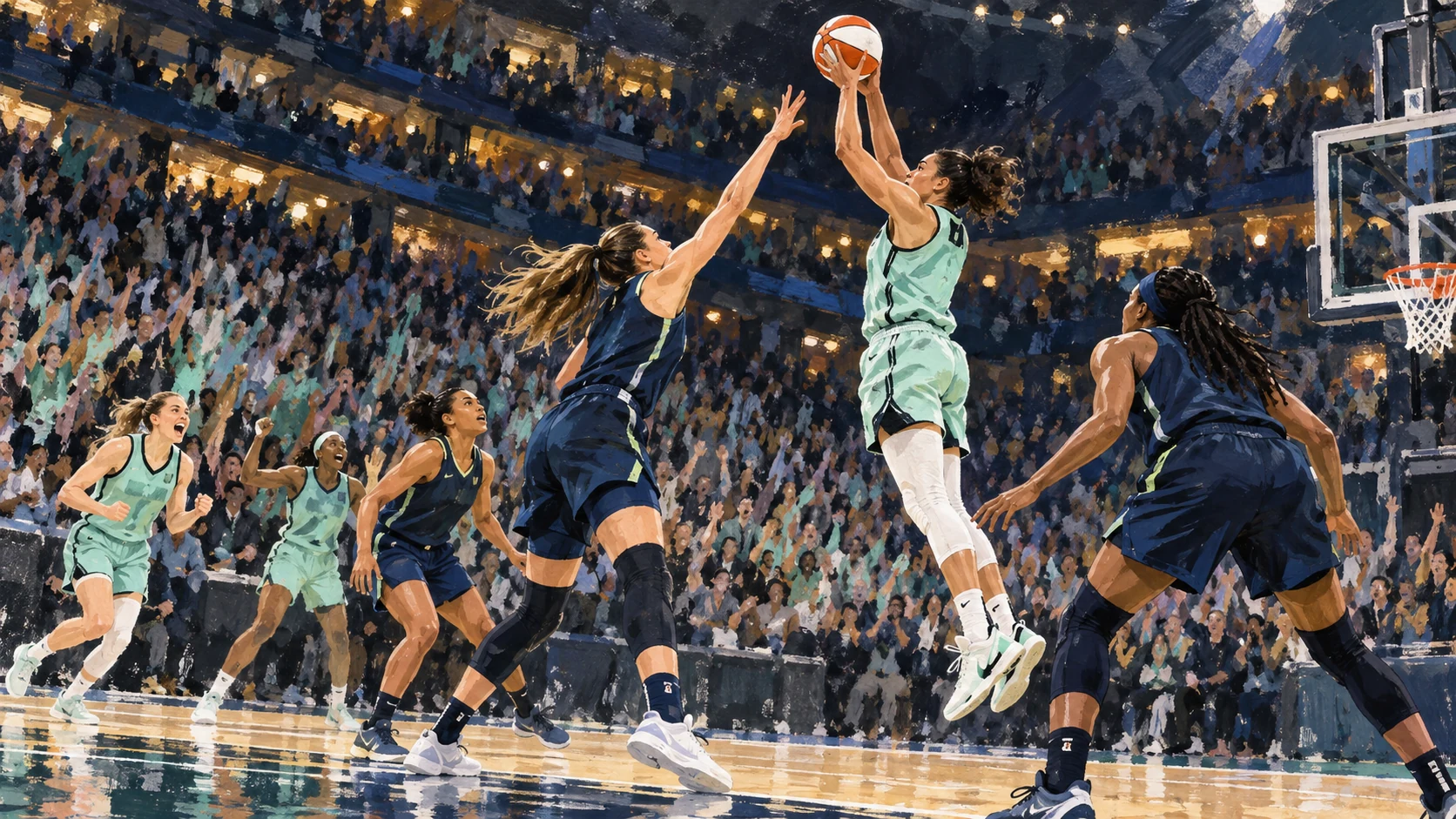 Liberty Stun Lynx in WNBA Playoff Opener