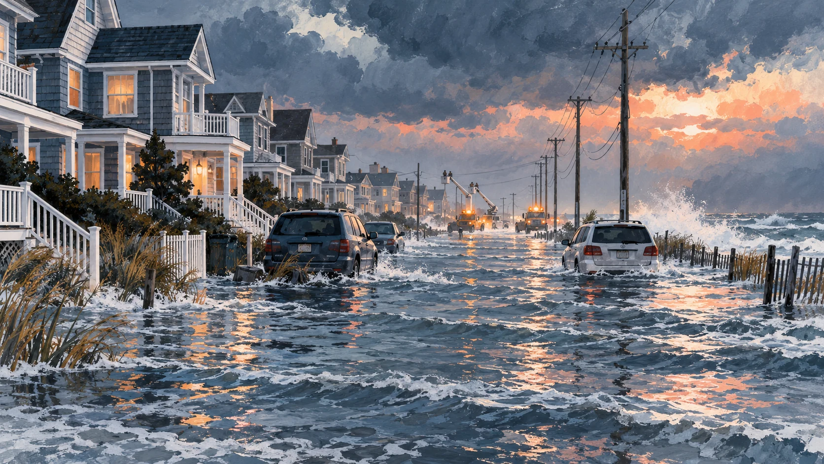 Nor'easter Flooding Lingers Across Northeast